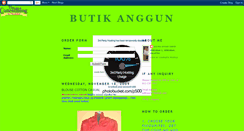 Desktop Screenshot of butikanggun09.blogspot.com