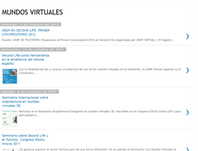Tablet Screenshot of mundosvirtualesperu.blogspot.com