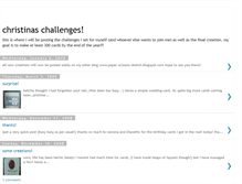 Tablet Screenshot of christinas-challenges.blogspot.com