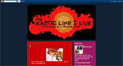 Desktop Screenshot of kaoticlifeilive.blogspot.com