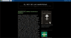 Desktop Screenshot of elreydelasmariposas.blogspot.com