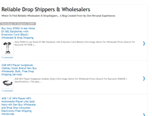 Tablet Screenshot of dropshipping-and-wholesale.blogspot.com