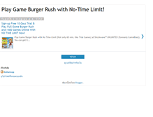 Tablet Screenshot of gameburgerrush.blogspot.com