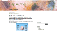 Desktop Screenshot of hayunurizky.blogspot.com