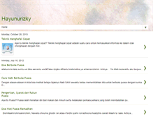 Tablet Screenshot of hayunurizky.blogspot.com