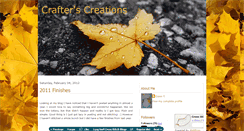 Desktop Screenshot of crafterscreations.blogspot.com