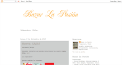 Desktop Screenshot of bazarlapasion.blogspot.com