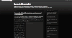 Desktop Screenshot of marcabchronicles.blogspot.com