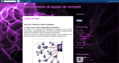 Desktop Screenshot of aplicarmantenimientoalequipodecomputo.blogspot.com