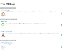Tablet Screenshot of freepsdlogo.blogspot.com