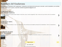 Tablet Screenshot of bandolerosdelguadarrama.blogspot.com