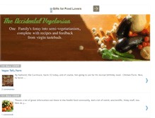 Tablet Screenshot of accidentalvegetarian.blogspot.com