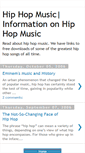 Mobile Screenshot of hip-hop-music-information.blogspot.com