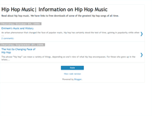 Tablet Screenshot of hip-hop-music-information.blogspot.com