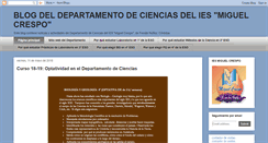 Desktop Screenshot of cienciasmcrespo.blogspot.com