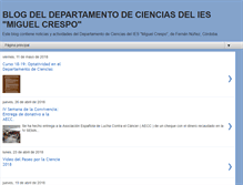 Tablet Screenshot of cienciasmcrespo.blogspot.com