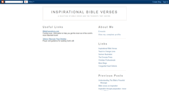 Desktop Screenshot of inspirationalbibleverses.blogspot.com