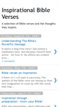Mobile Screenshot of inspirationalbibleverses.blogspot.com
