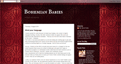 Desktop Screenshot of bohemianbabies.blogspot.com