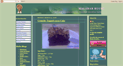 Desktop Screenshot of malabarruchi.blogspot.com