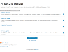 Tablet Screenshot of ciudadaniaitalianaenperu.blogspot.com