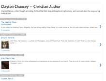 Tablet Screenshot of claytonchancey.blogspot.com