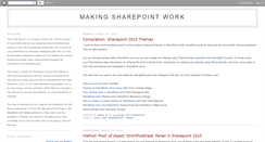 Desktop Screenshot of makingspwork.blogspot.com