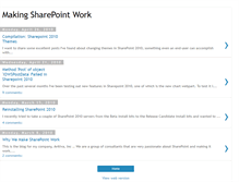 Tablet Screenshot of makingspwork.blogspot.com