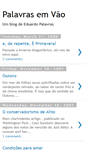 Mobile Screenshot of palavrasemvao.blogspot.com