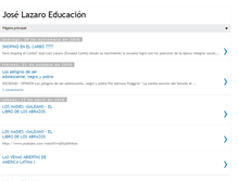 Tablet Screenshot of luislazaroeducacion.blogspot.com