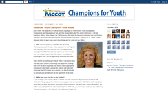 Desktop Screenshot of mccoyouth.blogspot.com