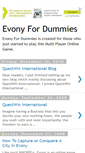 Mobile Screenshot of evonyfordummies.blogspot.com