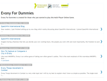 Tablet Screenshot of evonyfordummies.blogspot.com