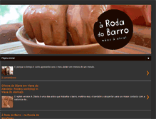 Tablet Screenshot of a-roda-do-barro.blogspot.com