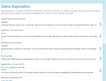 Tablet Screenshot of diarioesporadico.blogspot.com