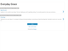 Tablet Screenshot of graceandjoy.blogspot.com