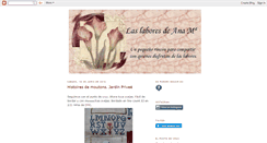 Desktop Screenshot of laslaboresdeanamaria.blogspot.com