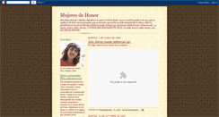 Desktop Screenshot of mujeresdehonor.blogspot.com