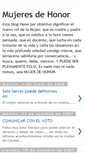Mobile Screenshot of mujeresdehonor.blogspot.com