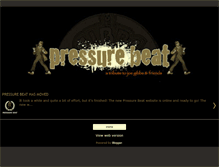 Tablet Screenshot of pressurebeat.blogspot.com