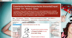 Desktop Screenshot of cirquetconfetti.blogspot.com