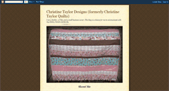 Desktop Screenshot of christinetaylorquilts.blogspot.com