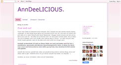 Desktop Screenshot of anndeelicious.blogspot.com