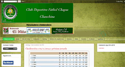 Desktop Screenshot of futbolchapaschauchina.blogspot.com