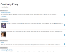 Tablet Screenshot of creativelycrazy.blogspot.com