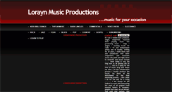 Desktop Screenshot of lorayn-music-productions.blogspot.com