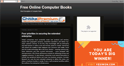 Desktop Screenshot of freeonlinecomputerbooks.blogspot.com