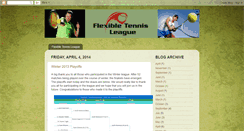 Desktop Screenshot of flexibletennis.blogspot.com