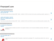 Tablet Screenshot of finanzaetf.blogspot.com