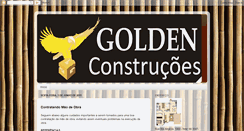 Desktop Screenshot of goldenconstrucoes.blogspot.com